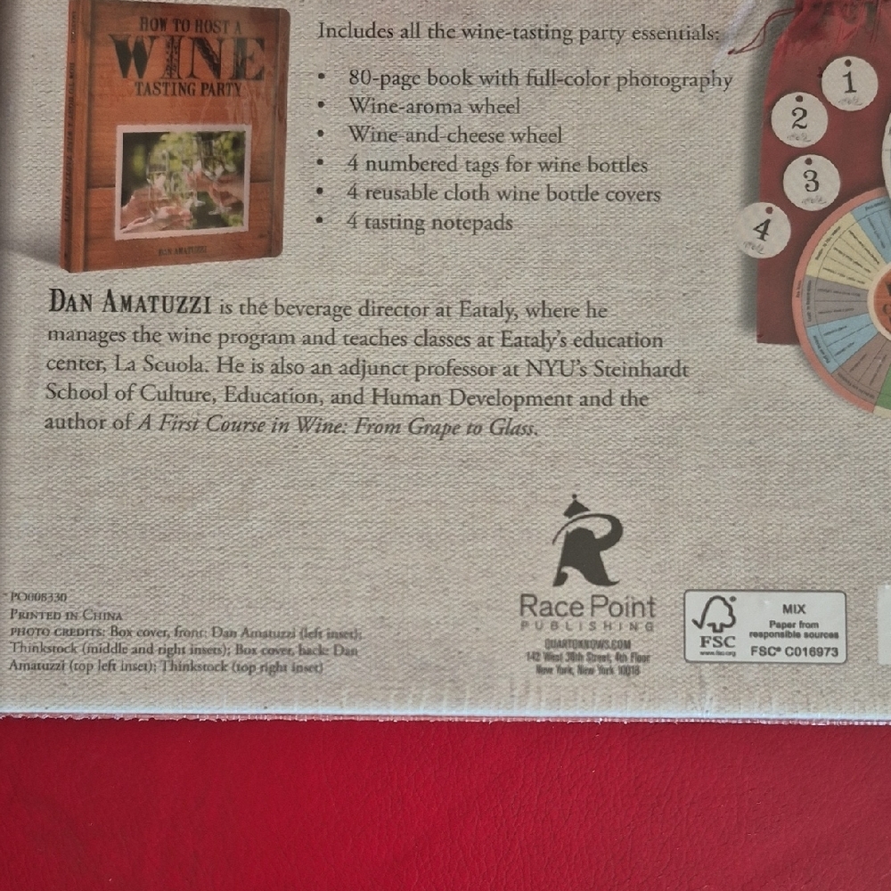 Wine Tasting Party Kit New In Packaging! - Picture 7 of 8